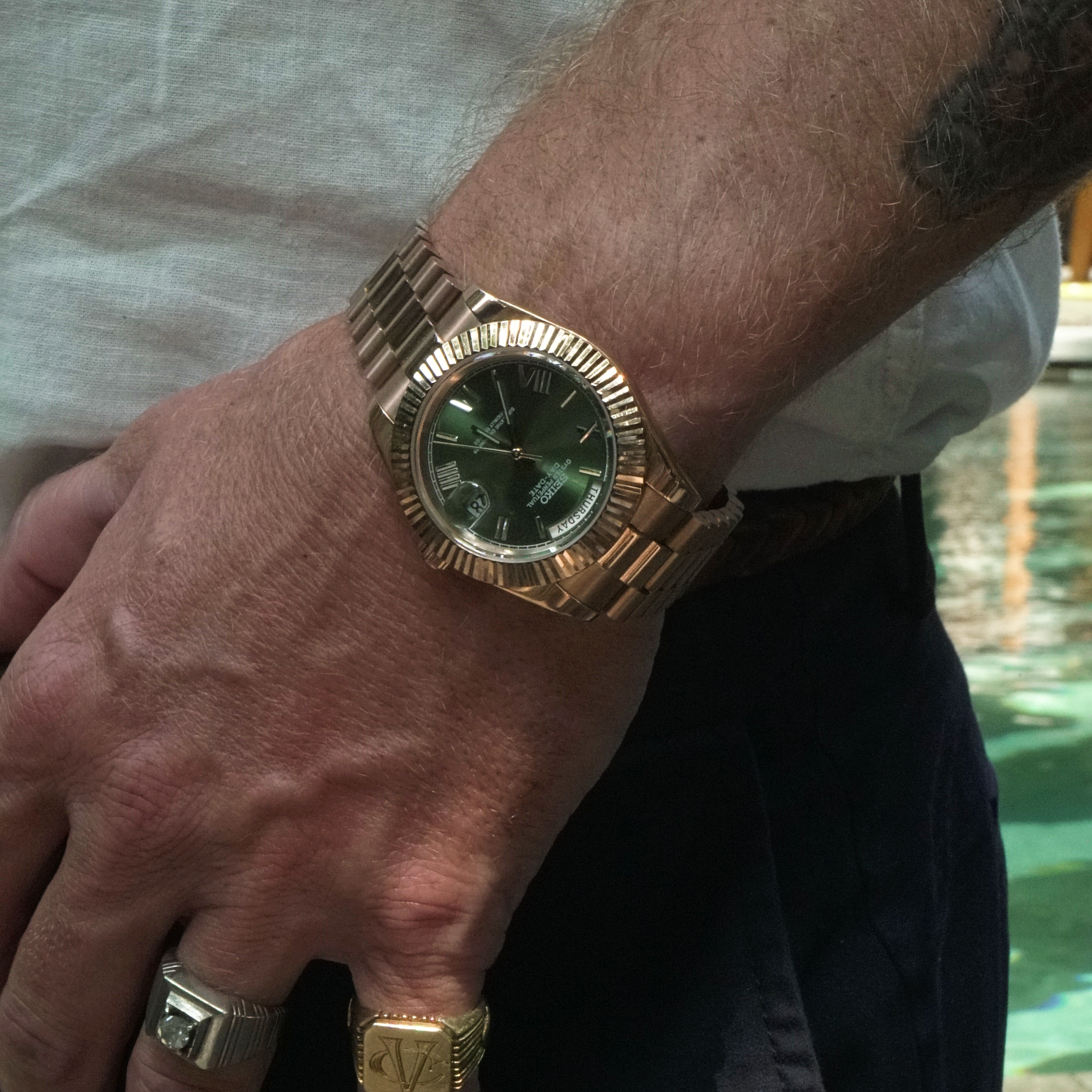 Seikodate Olive Rosegold
