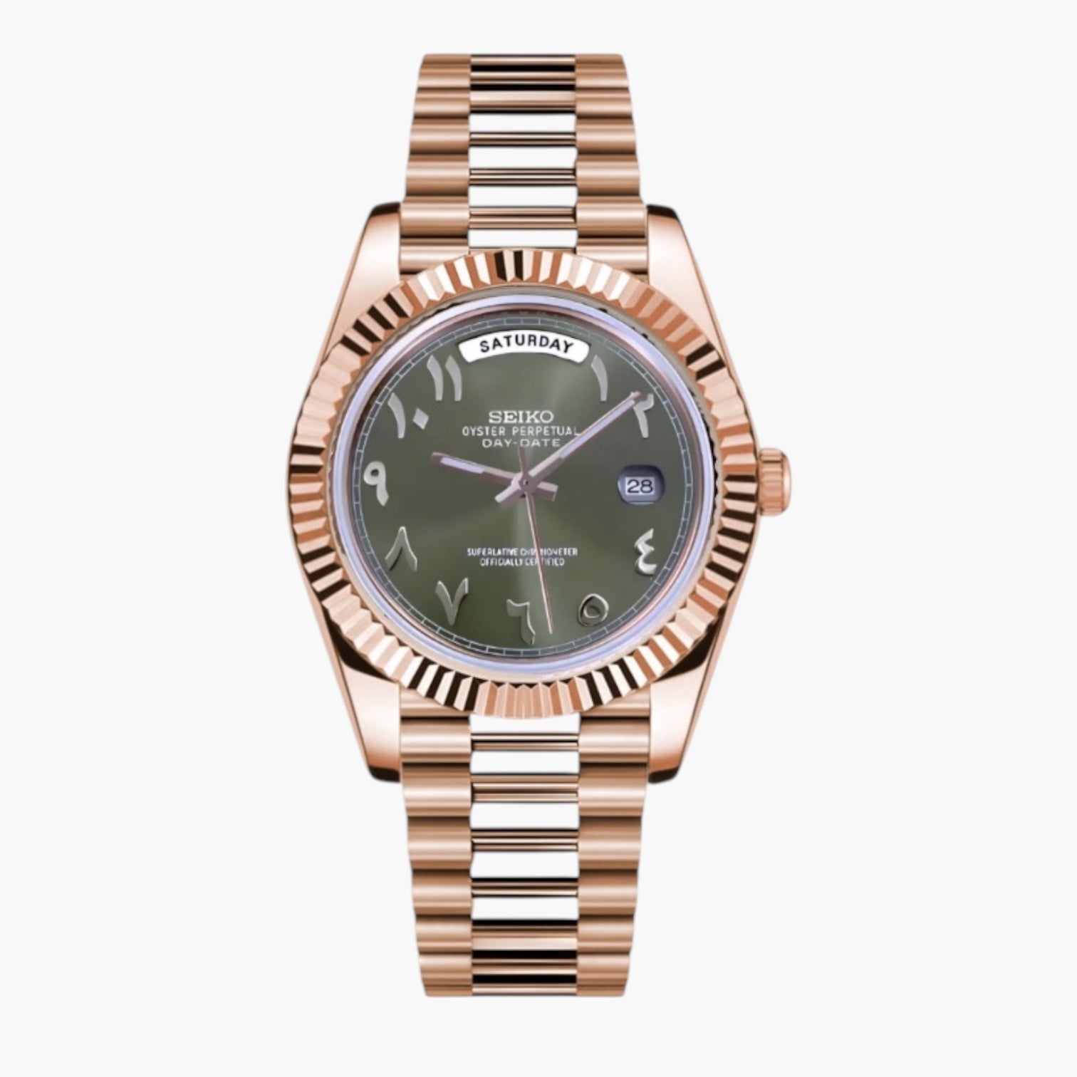 Seikodate Olive Arabic Rosegold